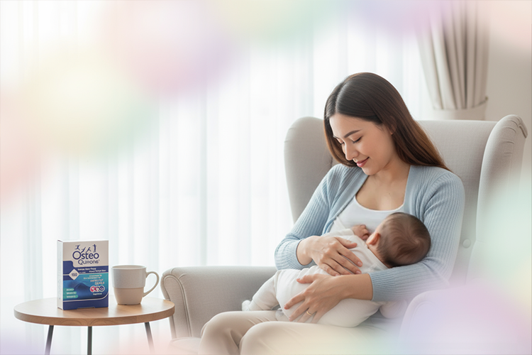 استئوکینون در دوران بارداری و شیردهی برای گروه‌ های خاصی از مادران طراحی شده است که نیاز بیشتری به کلسیم و ویتامین‌ های مرتبط دارند.